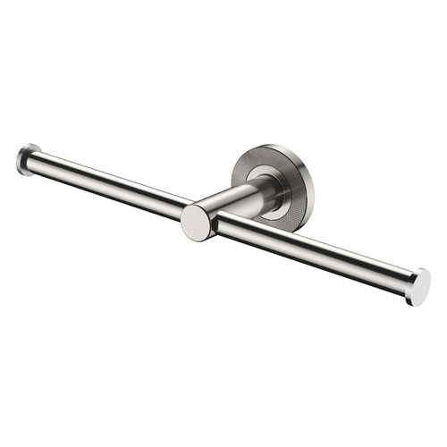 Axle Double Roll Holder Brushed Nickel