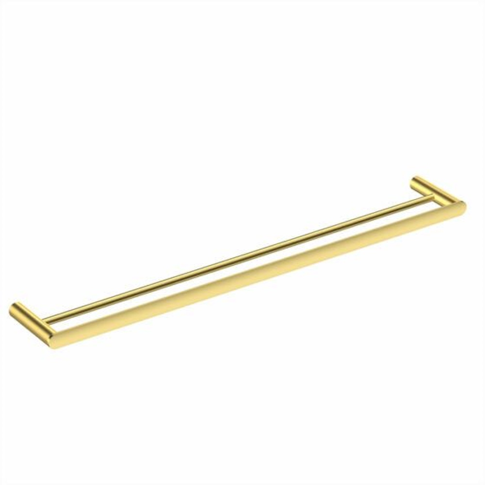 Sky Double Towel Rail Brushed Gold