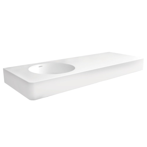 Encanto 1200 Wall Mounted Basin Left No Tap Hole with or without Overflow