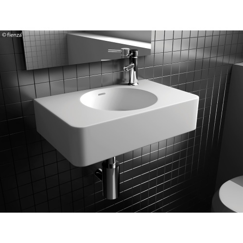 Encanto 470 Wall Mounted Basin 1 Tap Hole with or without Overflow