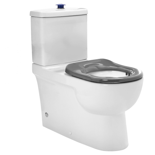 Life Assist Back To Wall Rimless Special Needs Toilet Suite Grey