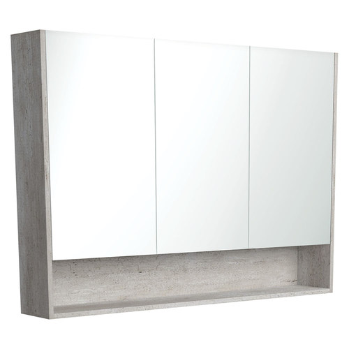 Mirror Cabinet with Display Shelf Industrial 1200mm