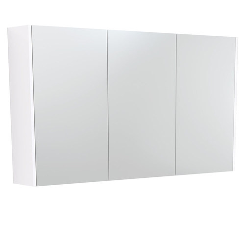 Mirror Cabinet with Gloss White Panels 1200mm 