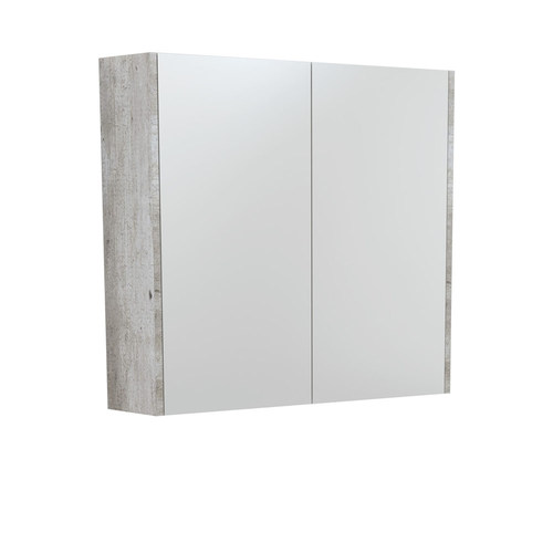 Mirror Cabinet with Industrial Panels 750mm 
