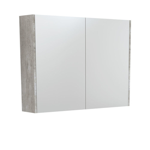 Mirror Cabinet with Industrial Panels 900mm 
