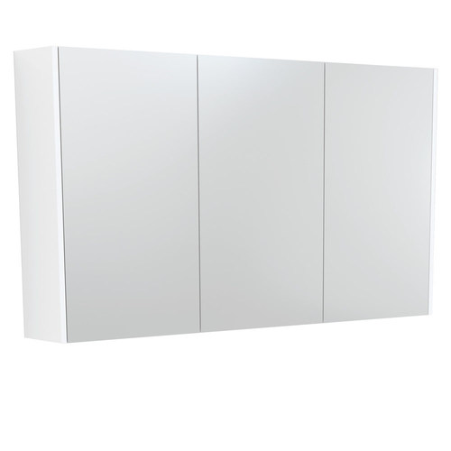 Mirror Cabinet with Satin White Panels 1200mm 