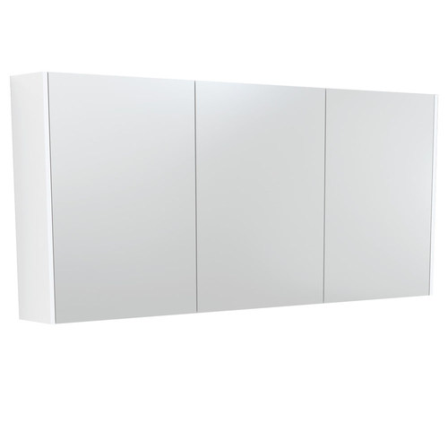 Mirror Cabinet with Satin White Panels 1500mm 
