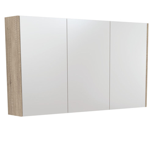 Mirror Cabinet with Scandi Oak Panels 1200mm 