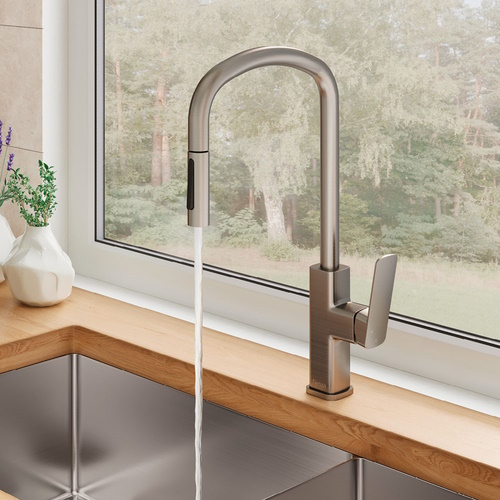 Tono Pull Out Sink Mixer Brushed Nickel