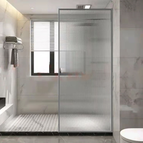 Fluted Glass Shower Panel