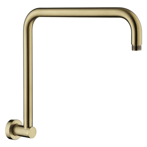Round Fixed Gooseneck Shower Arm Urban Brass