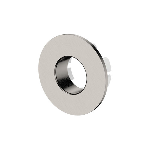Overflow Metal Ring with Larger Fixing Brushed Nickel