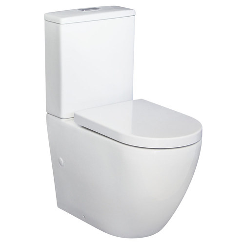 Alix Back To Wall Toilet Suite White Seat