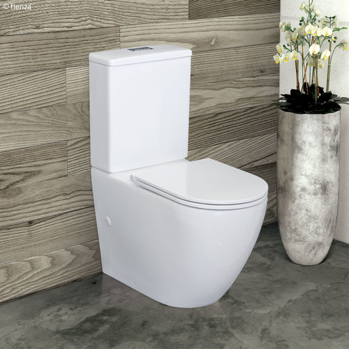 Alix Back To Wall Toilet Suite with Slim Seat