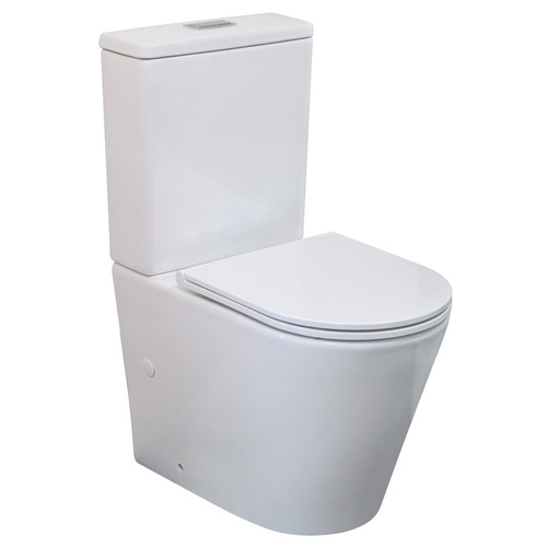 Isabella Back To Wall Toilet Suite with Slim Seat