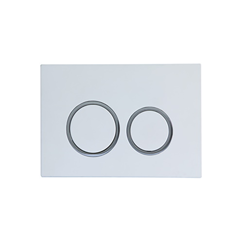 Circle Chrome Button Mechanical Flush Plate for Econoflush In Wall Cistern