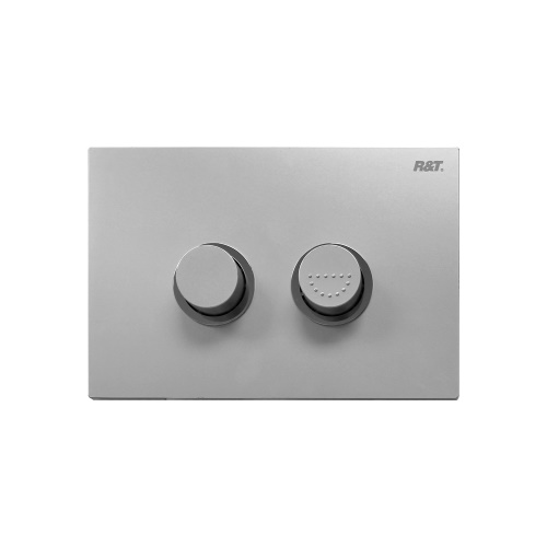 Pneumatic Raised Chrome Flush Buttons for Econoflush In Wall Cistern