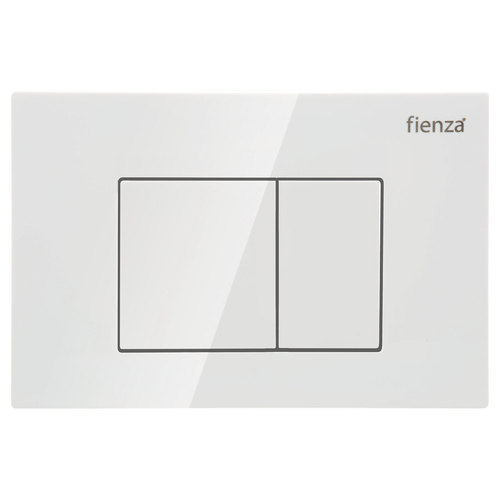 R&T Flush Buttons Square Gloss White