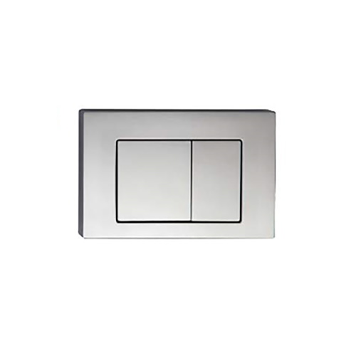 Rectangle Chrome High Button Mechanical Flush Plate for Econoflush In Wall Cistern