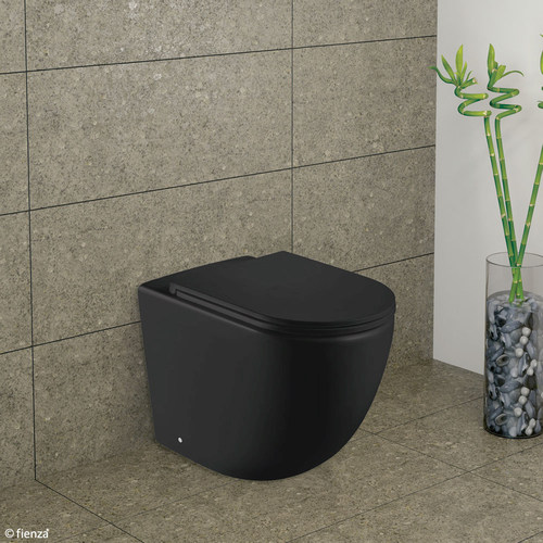 Koko Matte Black Wall Faced Toilet