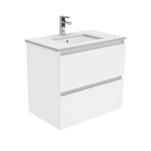 Bianco Marble Quest 750 Wall Hung Vanity
