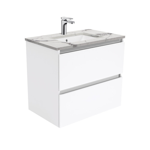Calacatta Marble Quest 750 Wall Hung Vanity