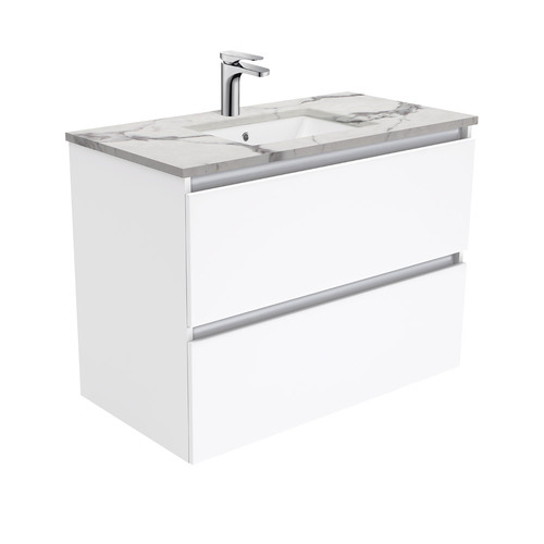 Calacatta Marble Quest 900 Wall Hung Vanity