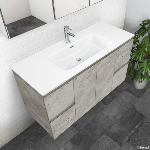 Dolce edge 1200mm industrial wall hung vanity