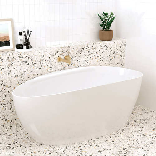 Dayo Freestanding Acrylic Bath 1700mm Gloss White