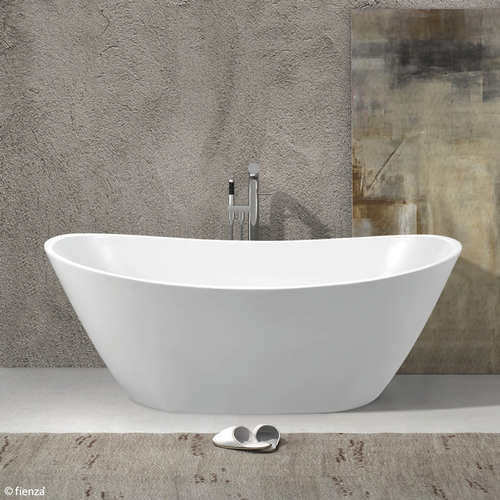 PAOLA Freestanding Acrylic Bath 1500 Gloss White