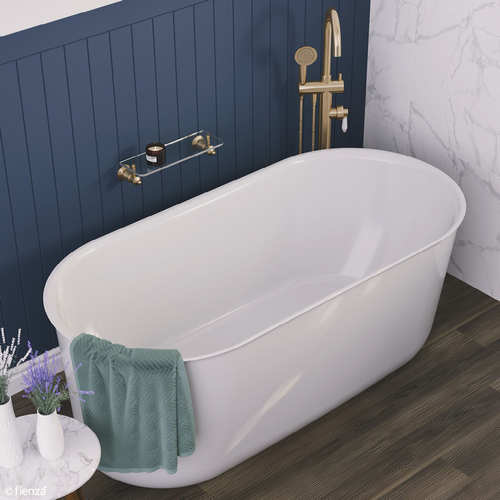 Windsor Freestanding Acrylic Bath 1500mm Gloss White